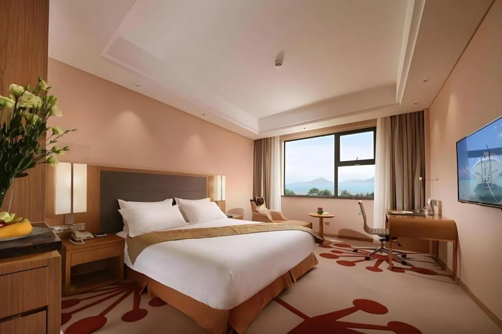 Bed in Fuzhou Fliport Garden Hotel