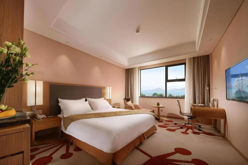 Bed in Fuzhou Fliport Garden Hotel