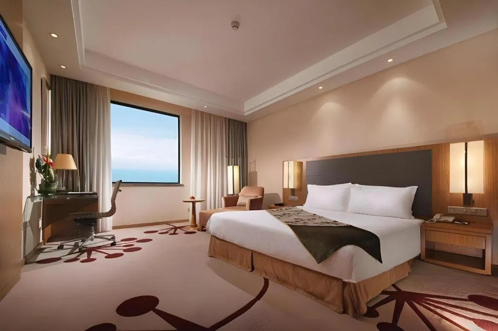 Bed in Fuzhou Fliport Garden Hotel