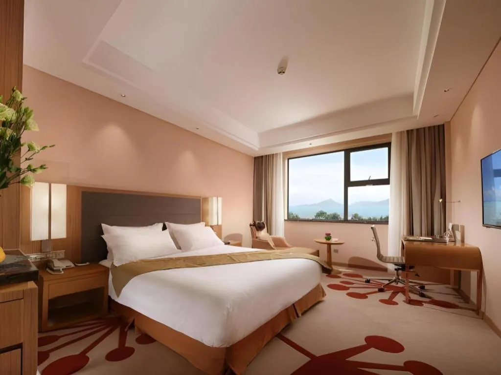 Bed in Fuzhou Fliport Garden Hotel