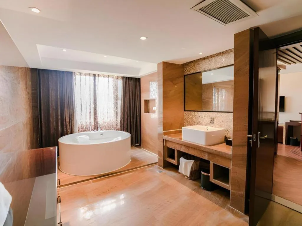 Bed in Fuzhou Fliport Garden Hotel