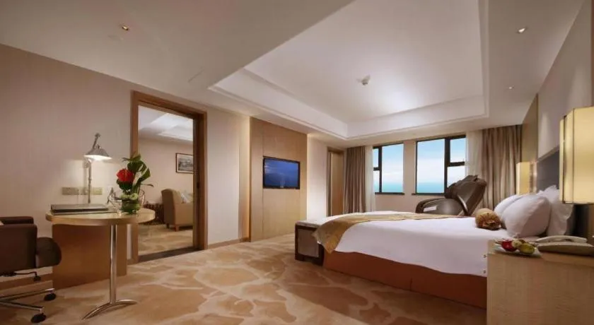 Bed in Fuzhou Fliport Garden Hotel