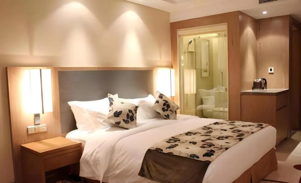 Bed in Fuzhou Fliport Garden Hotel