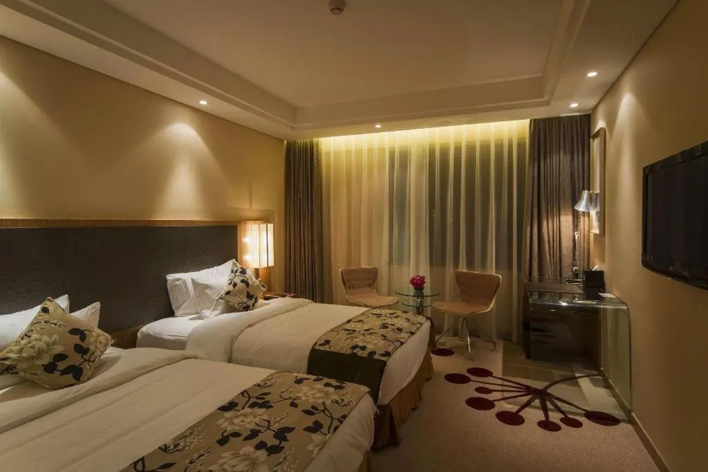 Bed in Fuzhou Fliport Garden Hotel