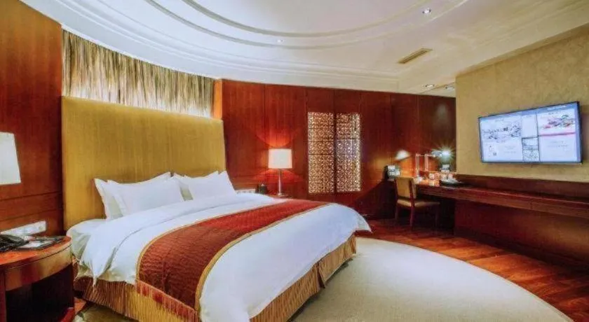 Bed in Shanxi World Trade Hotel