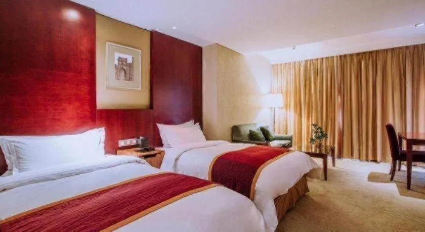 Bed in Shanxi World Trade Hotel