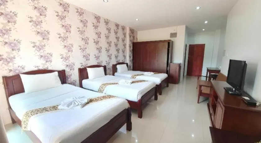 Bed in Doungta Anda Hotel Krabi