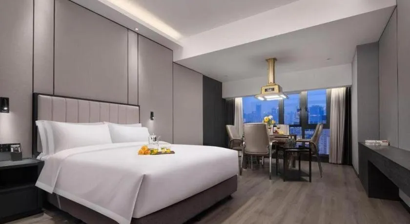 Bed in Changsha Jasmine International Hotel