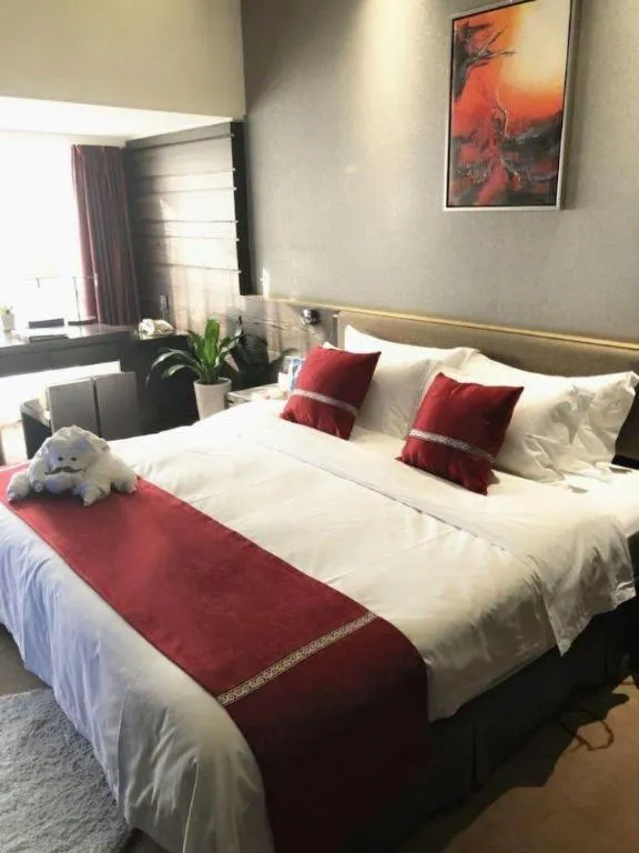 Bed in Changsha Jasmine International Hotel