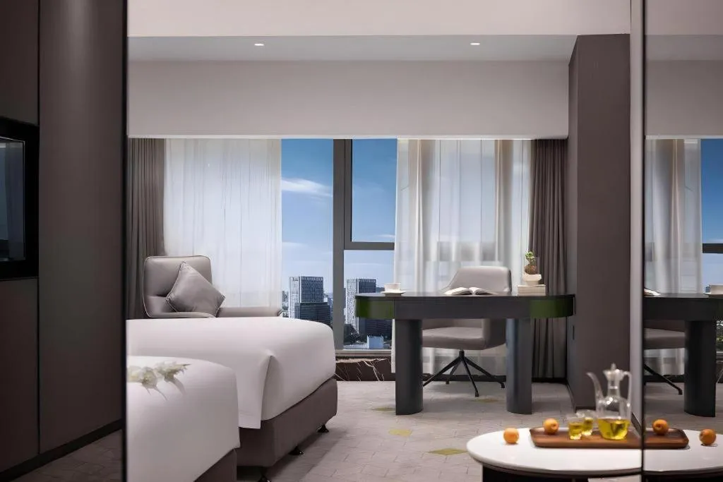 Bed in Changsha Jasmine International Hotel