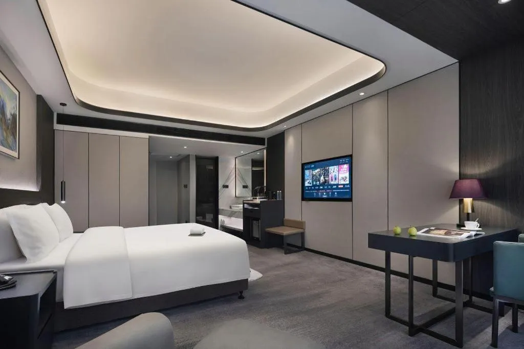 Bed in Changsha Jasmine International Hotel