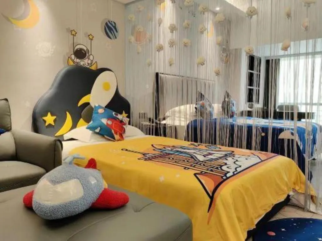 Bed in Changsha Jasmine International Hotel