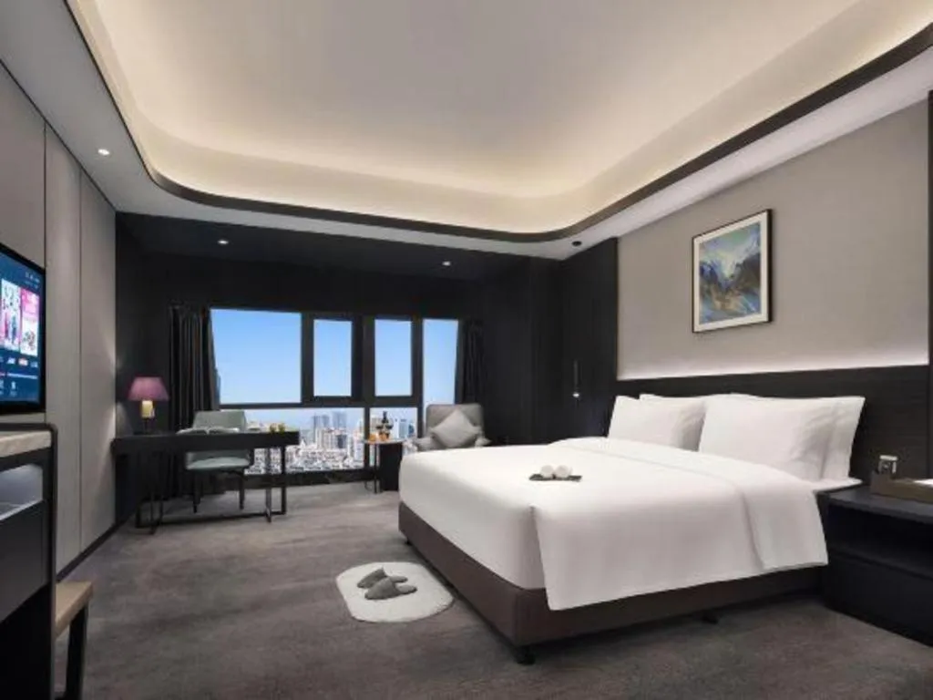 Bed in Changsha Jasmine International Hotel