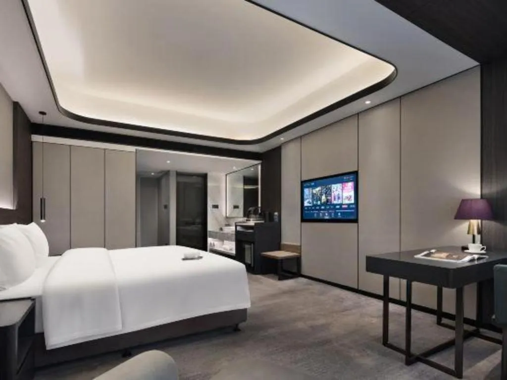 Bed in Changsha Jasmine International Hotel