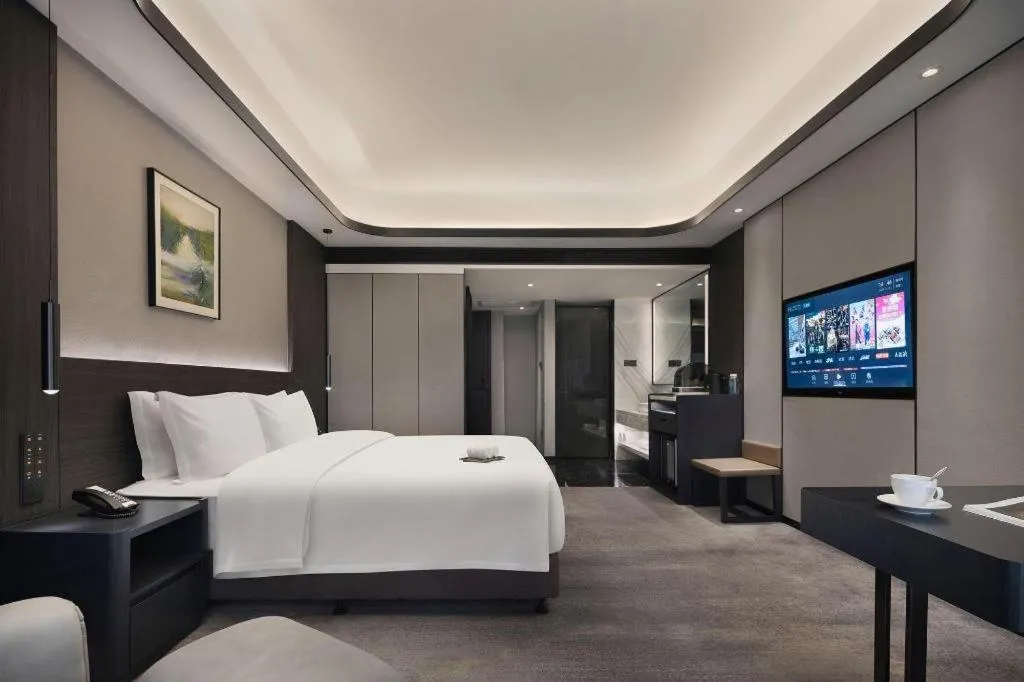 Bed in Changsha Jasmine International Hotel