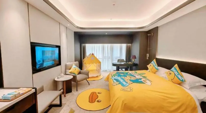 Bed in Changsha Jasmine International Hotel