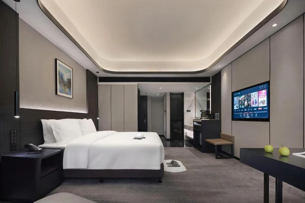 Bed in Changsha Jasmine International Hotel