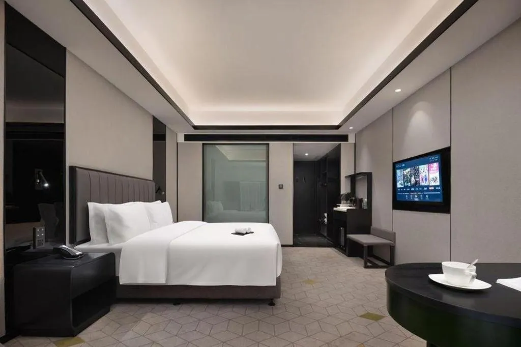 Bed in Changsha Jasmine International Hotel