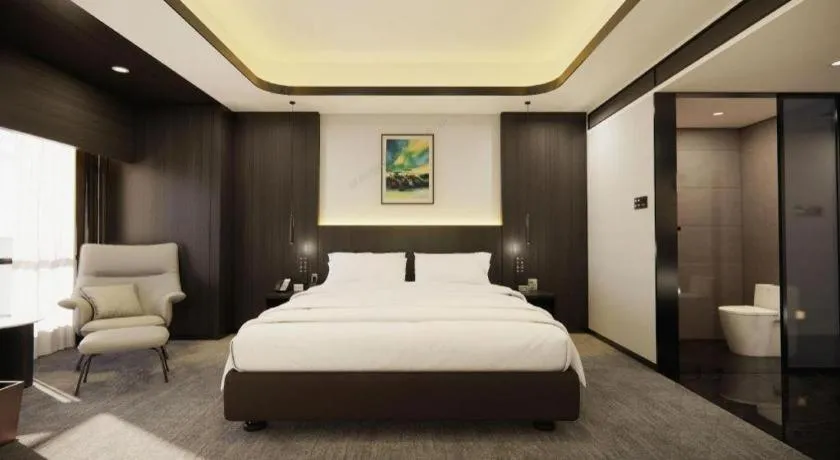 Bed in Changsha Jasmine International Hotel