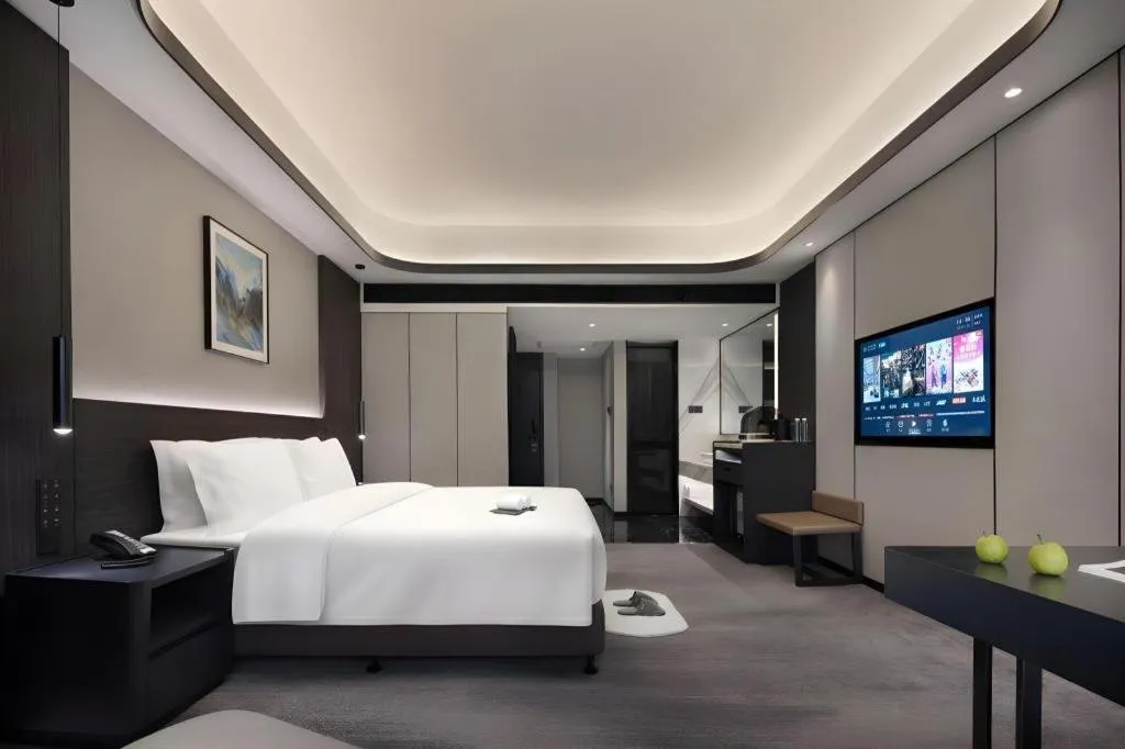 Bed in Changsha Jasmine International Hotel