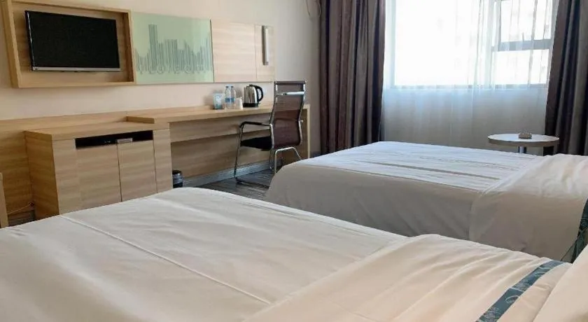 Bed in City Comfort Inn Guangzhou Jiaokou Metro Station