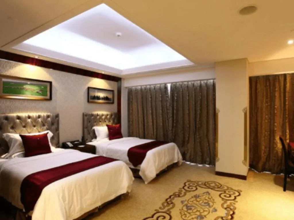 Bed in Inner Mongolia Hotel Forbidden City