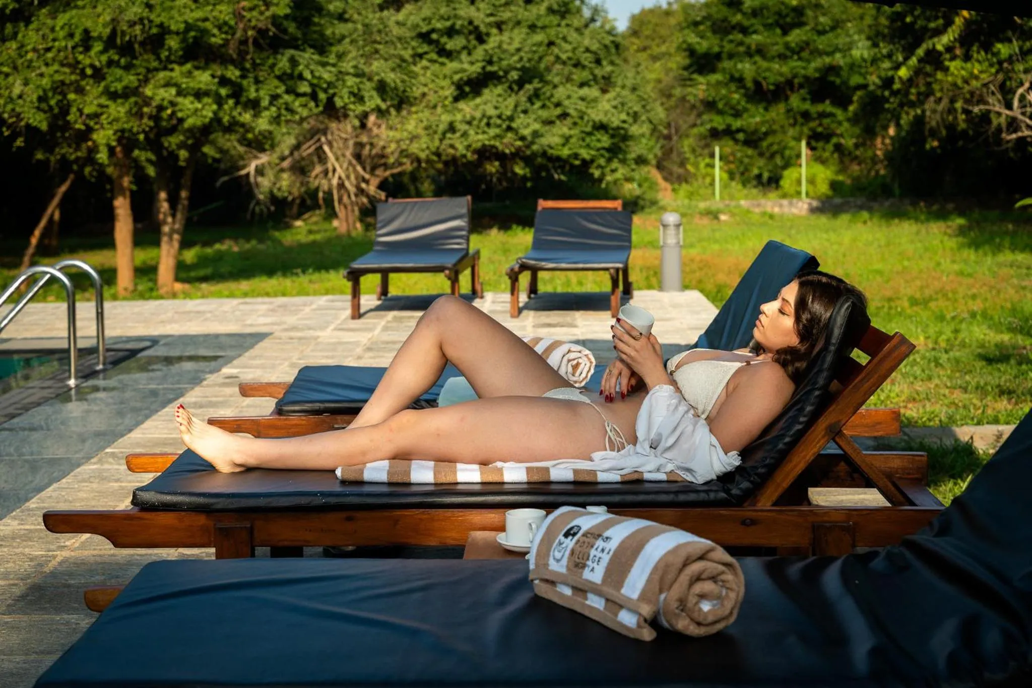 Swimming pool in Pothana Village