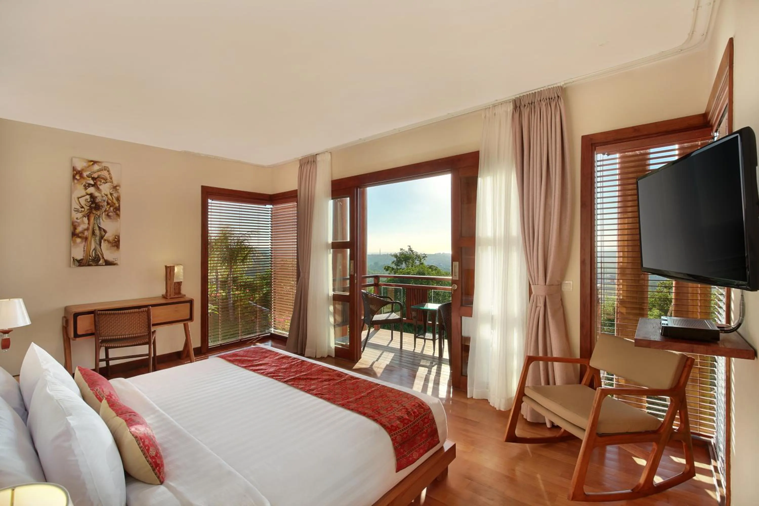 TV and multimedia, Bed in Casa Bonita Villa Bali