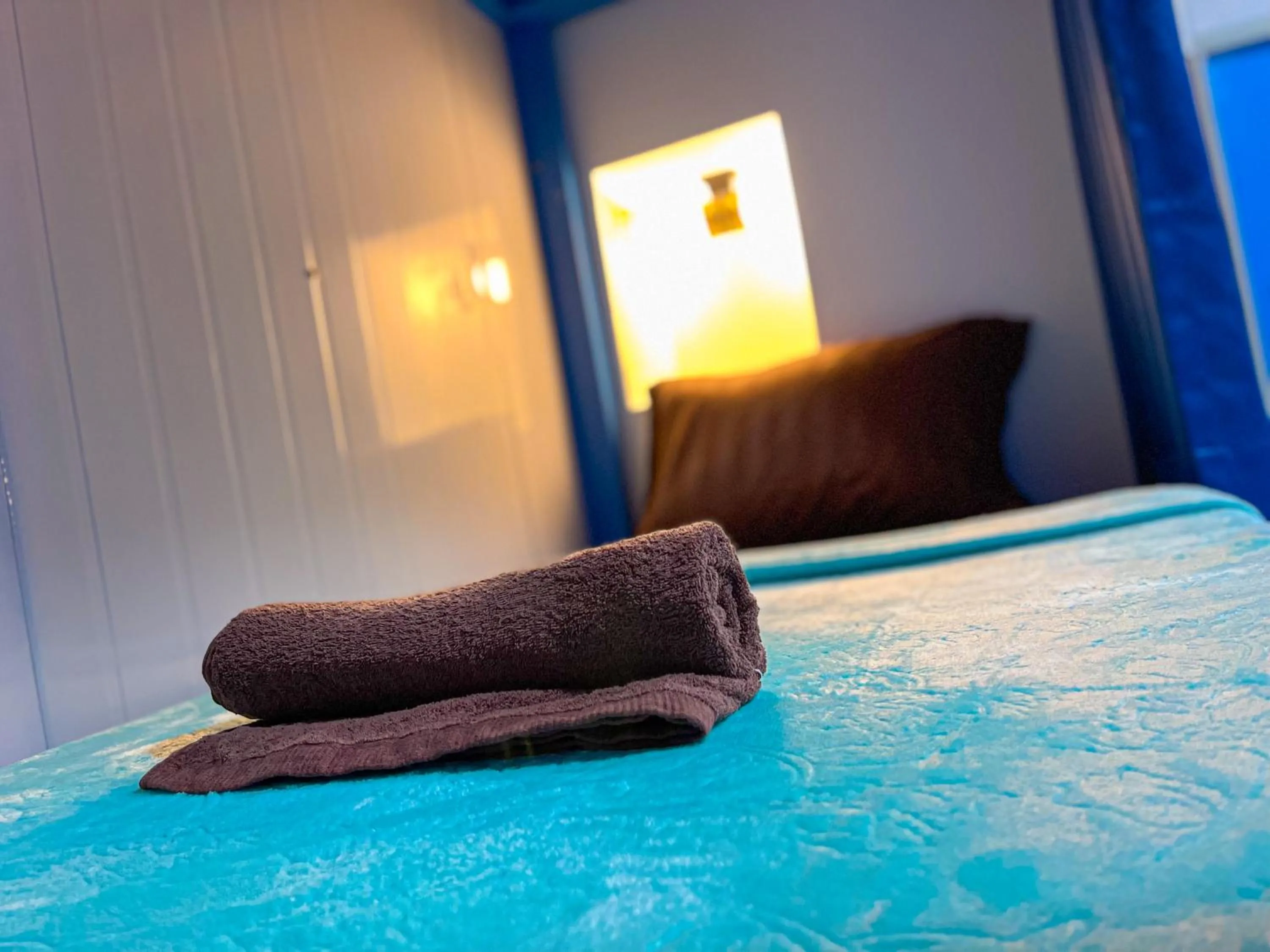 Bed in Ocean Lounge Bungalow