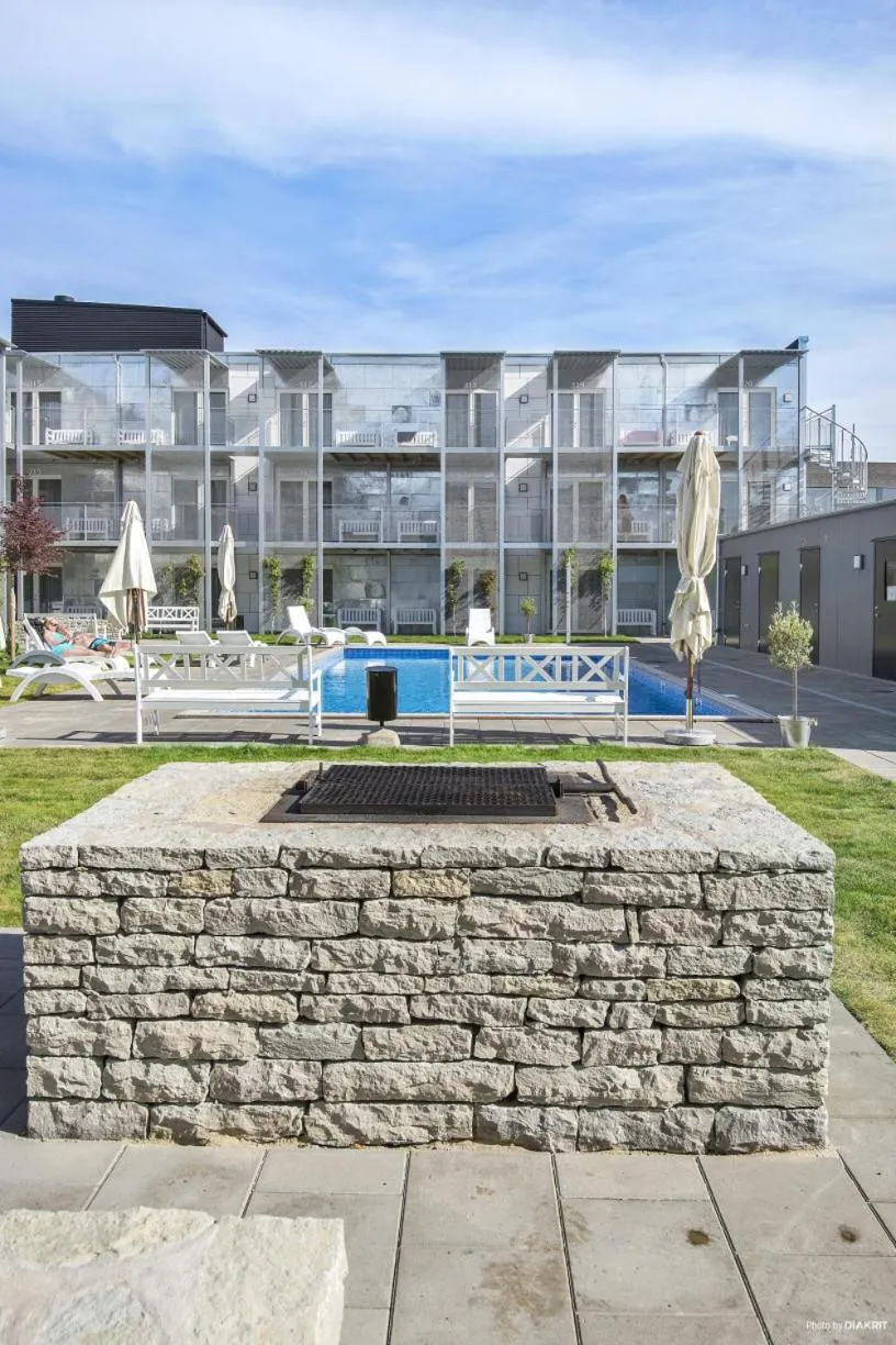 BBQ facilities in Kolgården - Visby Lägenhetshotell