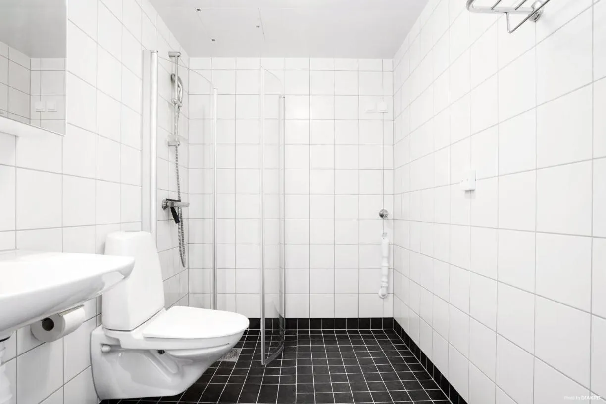 Bathroom in Kolgården - Visby Lägenhetshotell