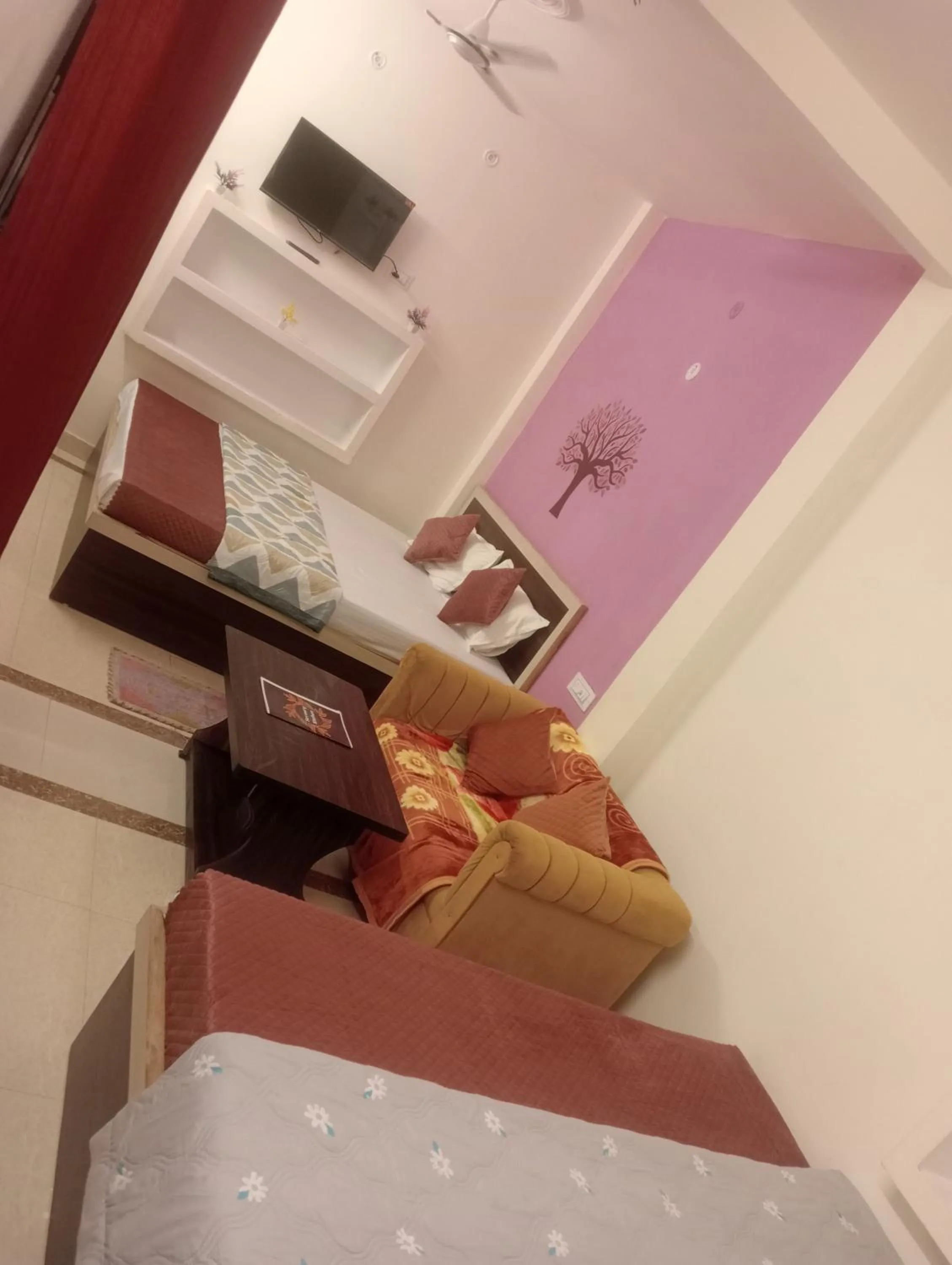 Bed in Rudra Guest House