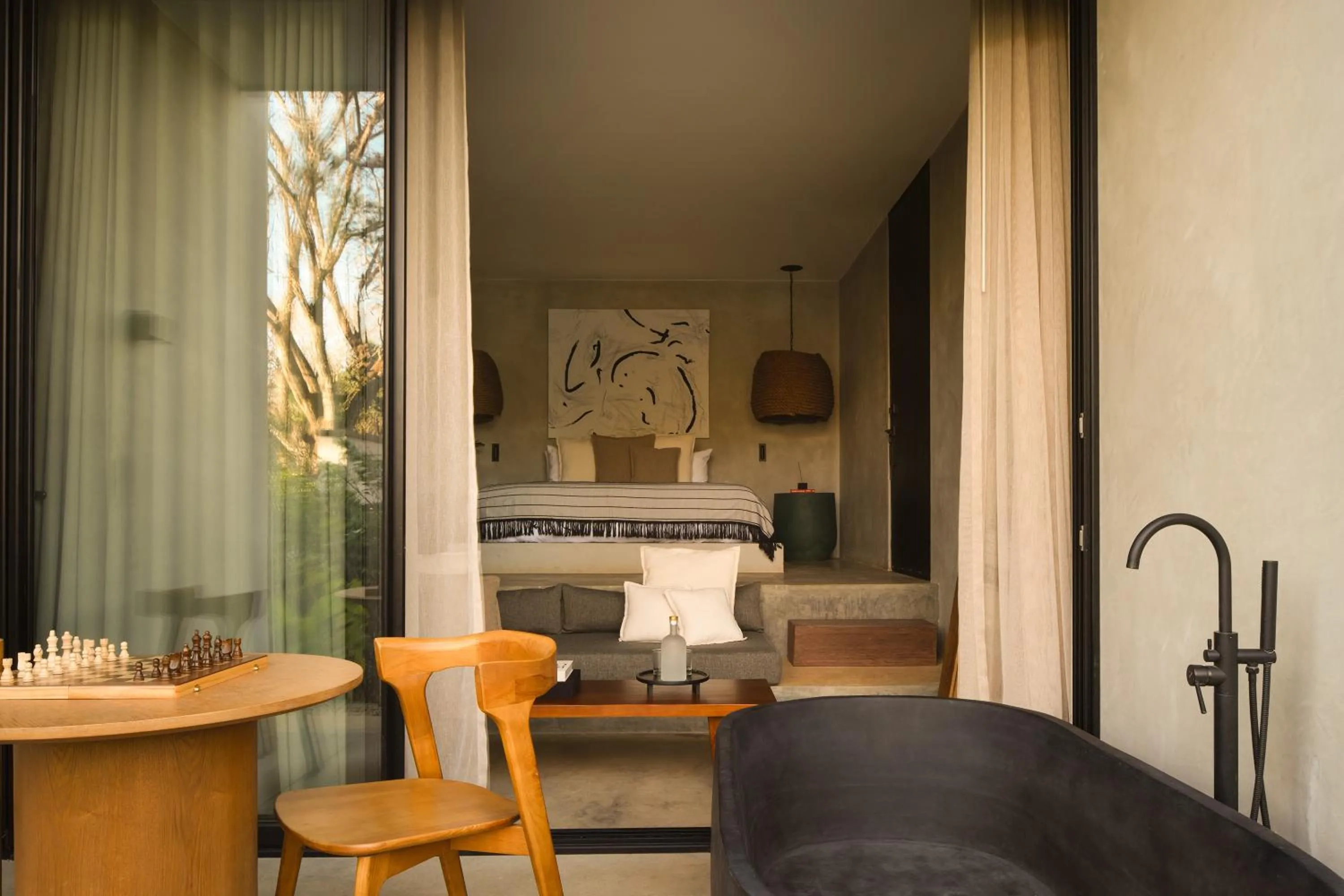 Bed in Esh Hotel & Spa, a member of Design Hotels