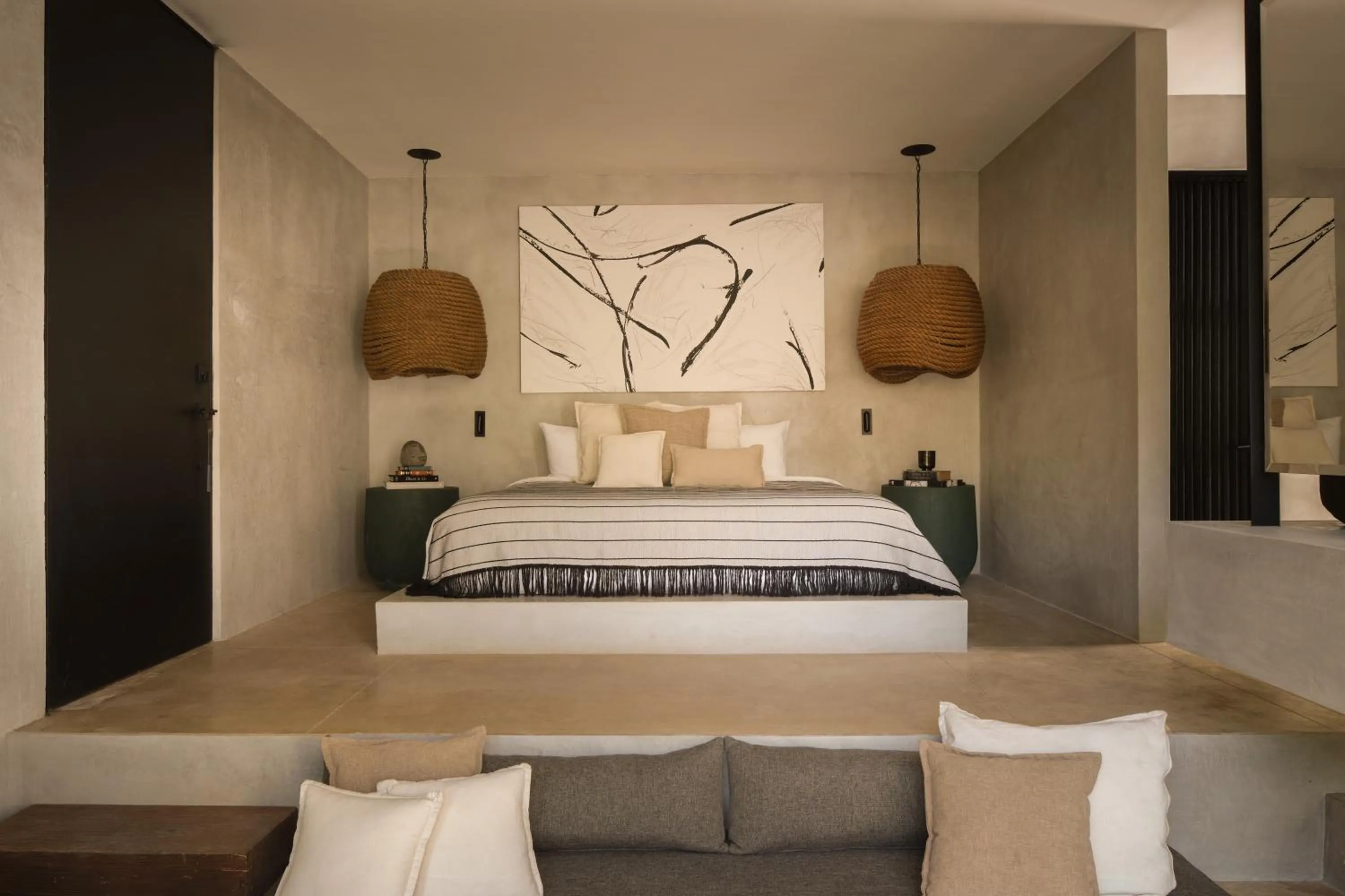 Bed in Esh Hotel & Spa, a member of Design Hotels
