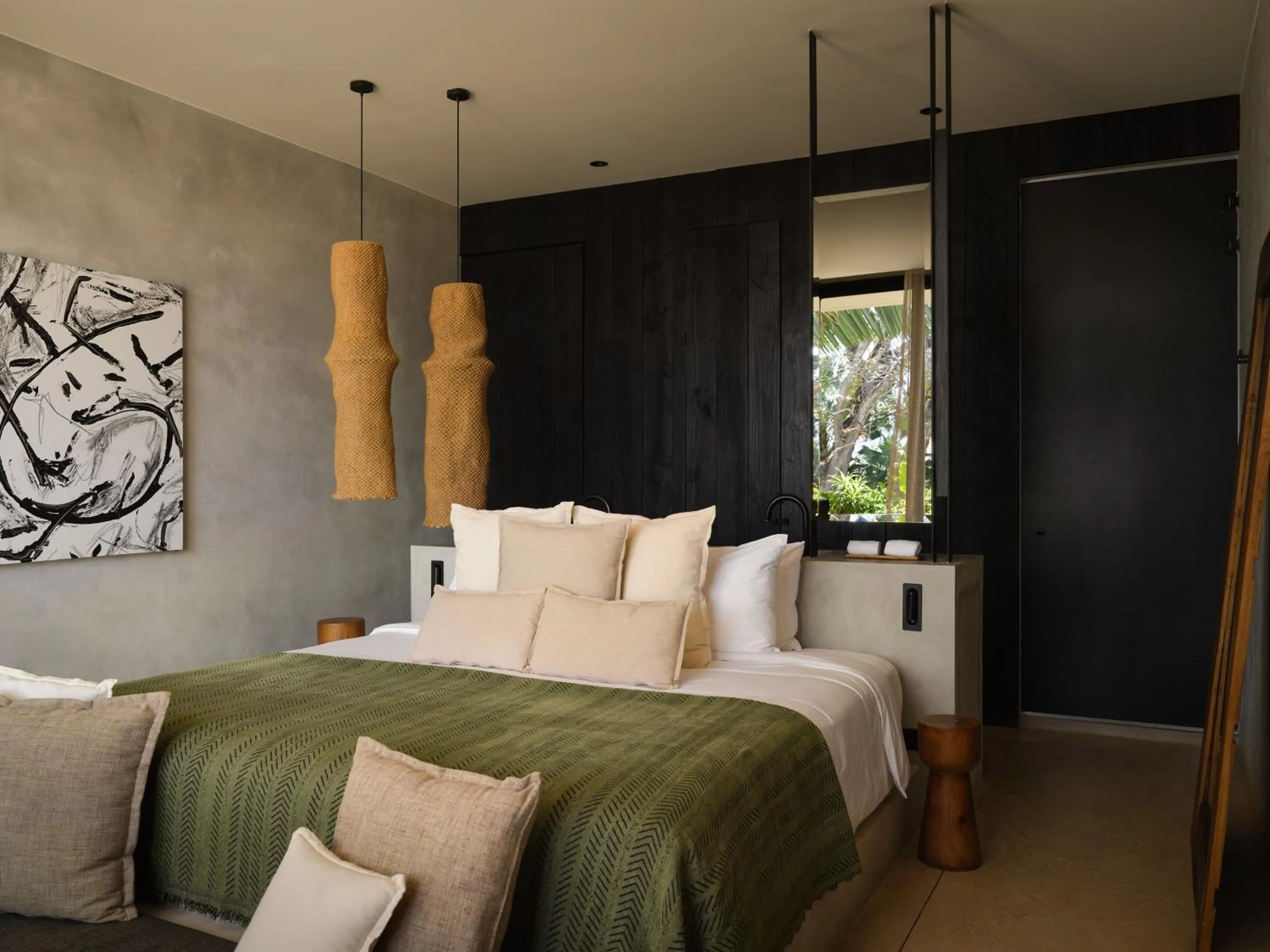 Bed in Esh Hotel & Spa, a member of Design Hotels