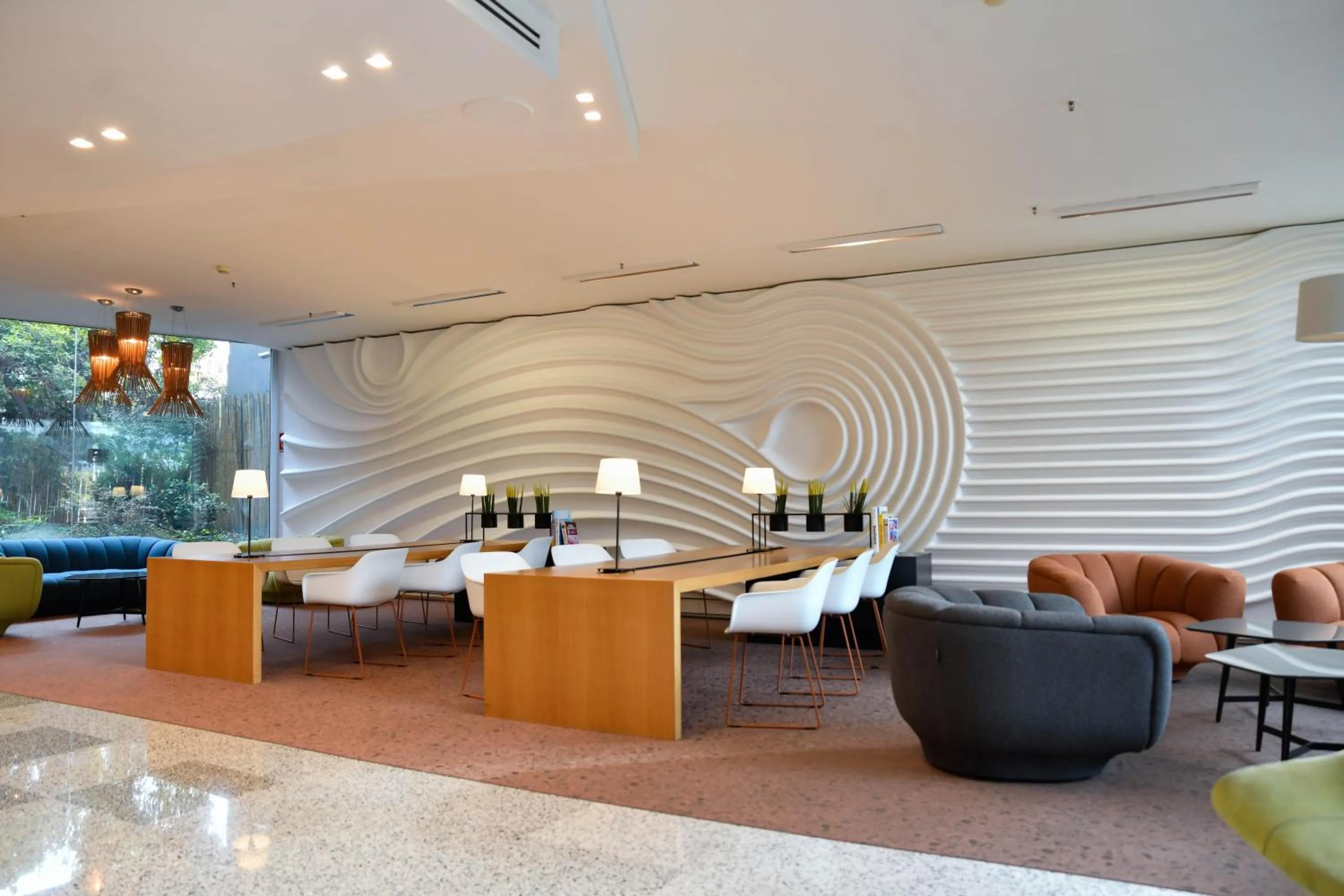 Lobby or reception in Hi Hotel Bari