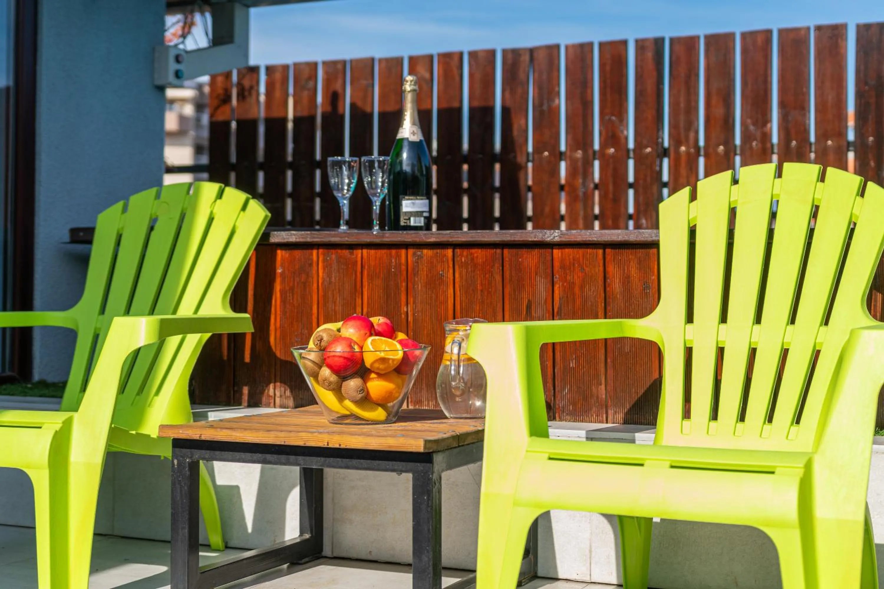 Balcony/Terrace in Joan Apartments & Spa