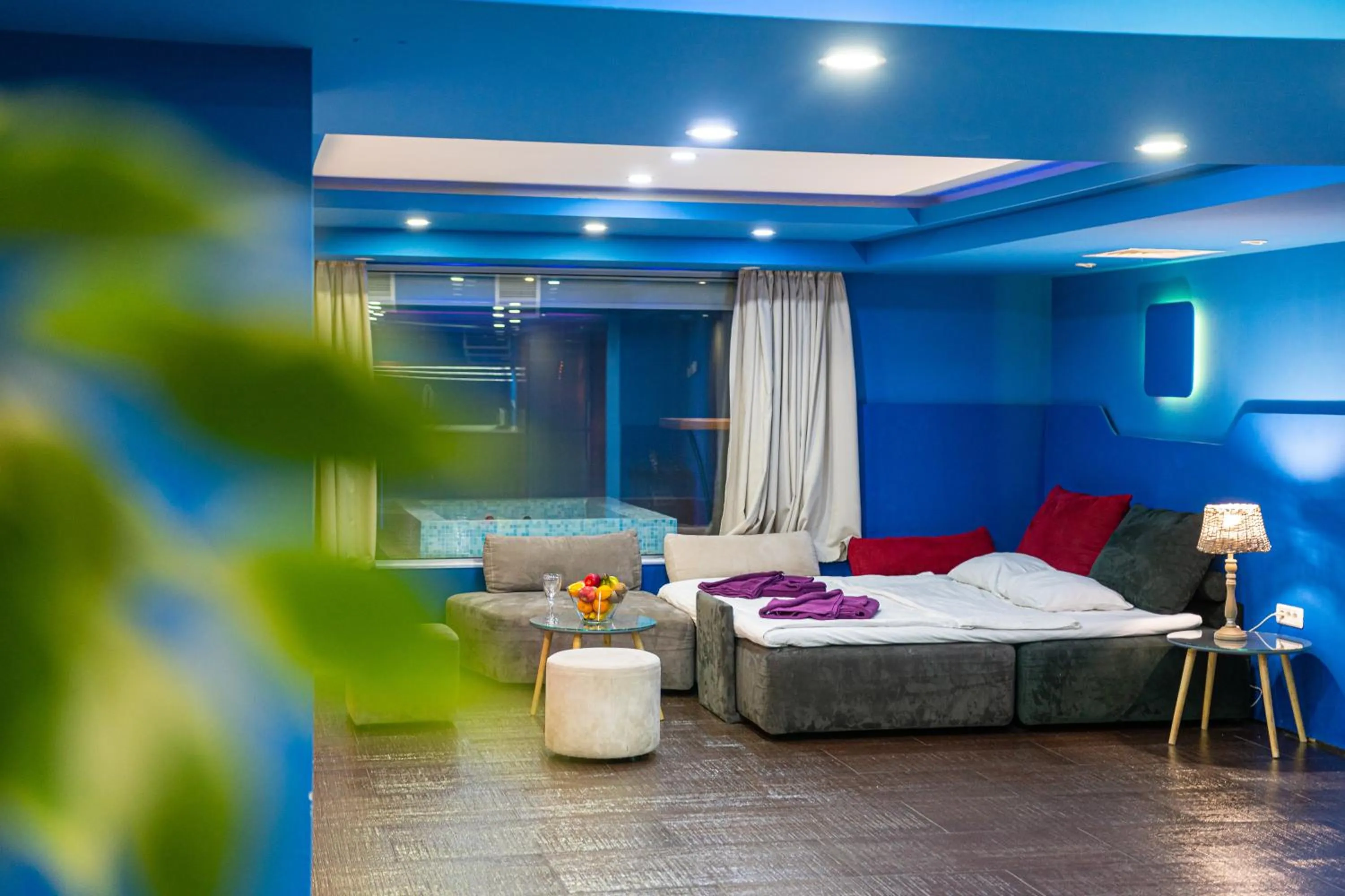 Bed in Joan Apartments & Spa