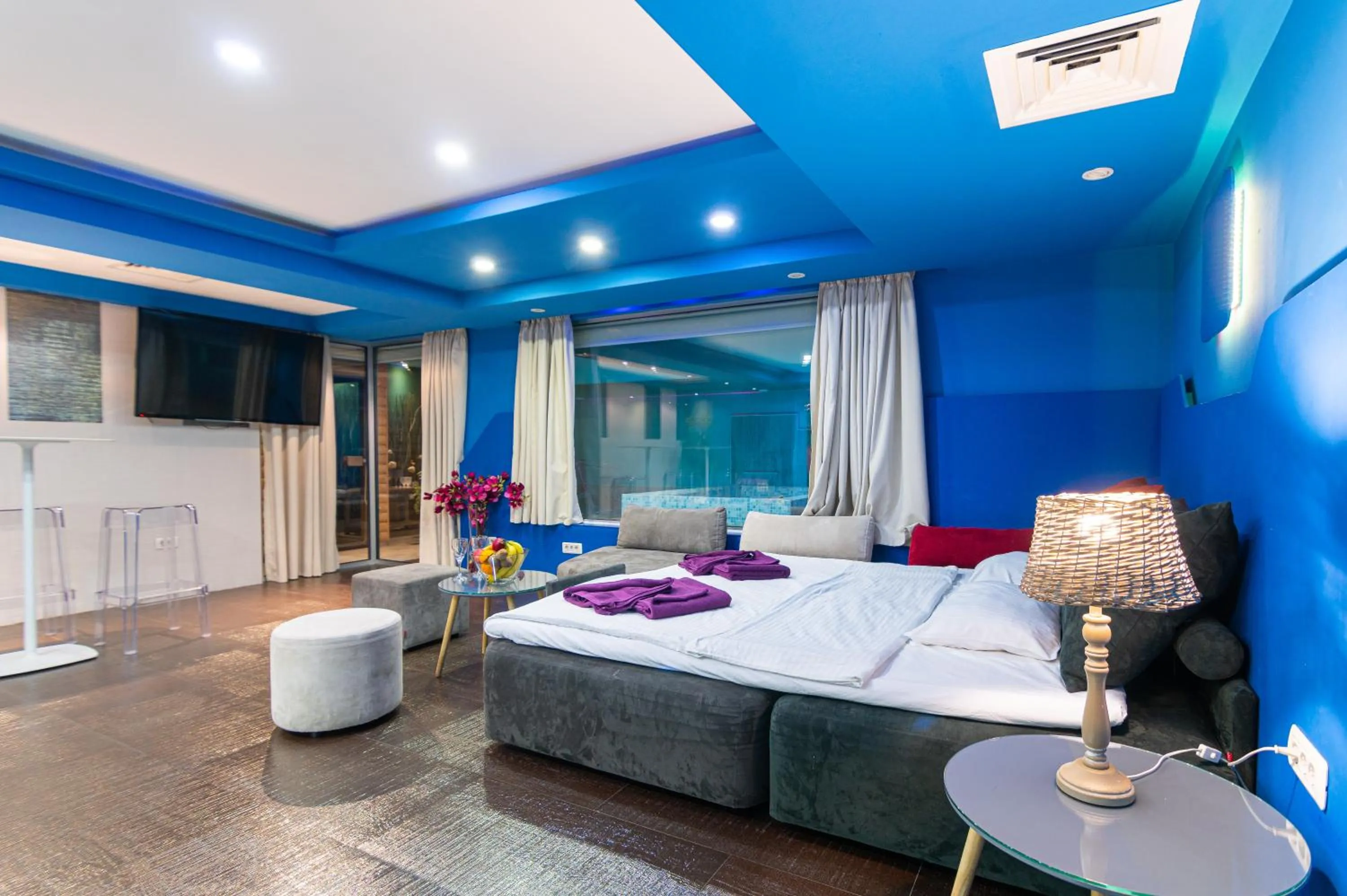 Bed in Joan Apartments & Spa