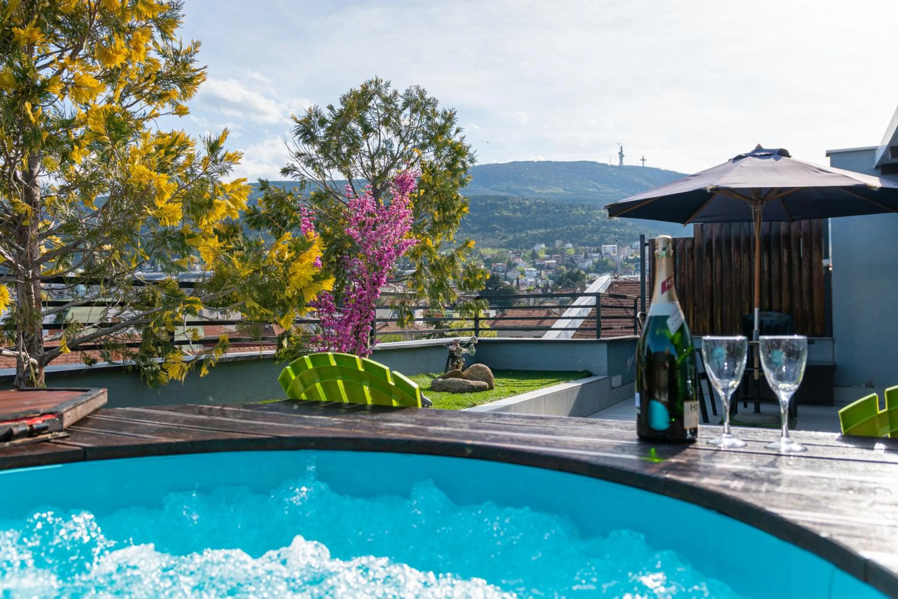 Balcony/Terrace in Joan Apartments & Spa