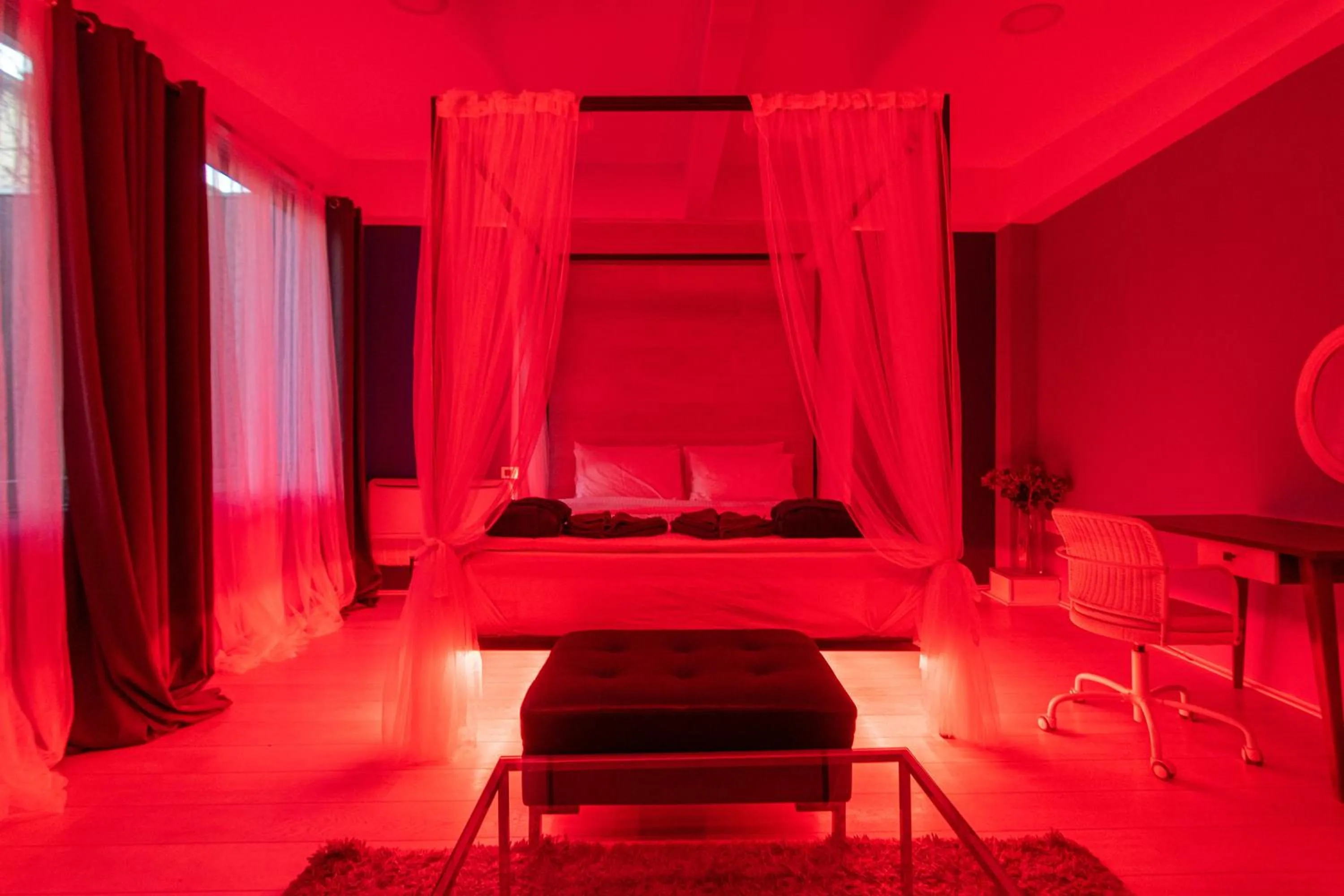 Bed in Joan Apartments & Spa