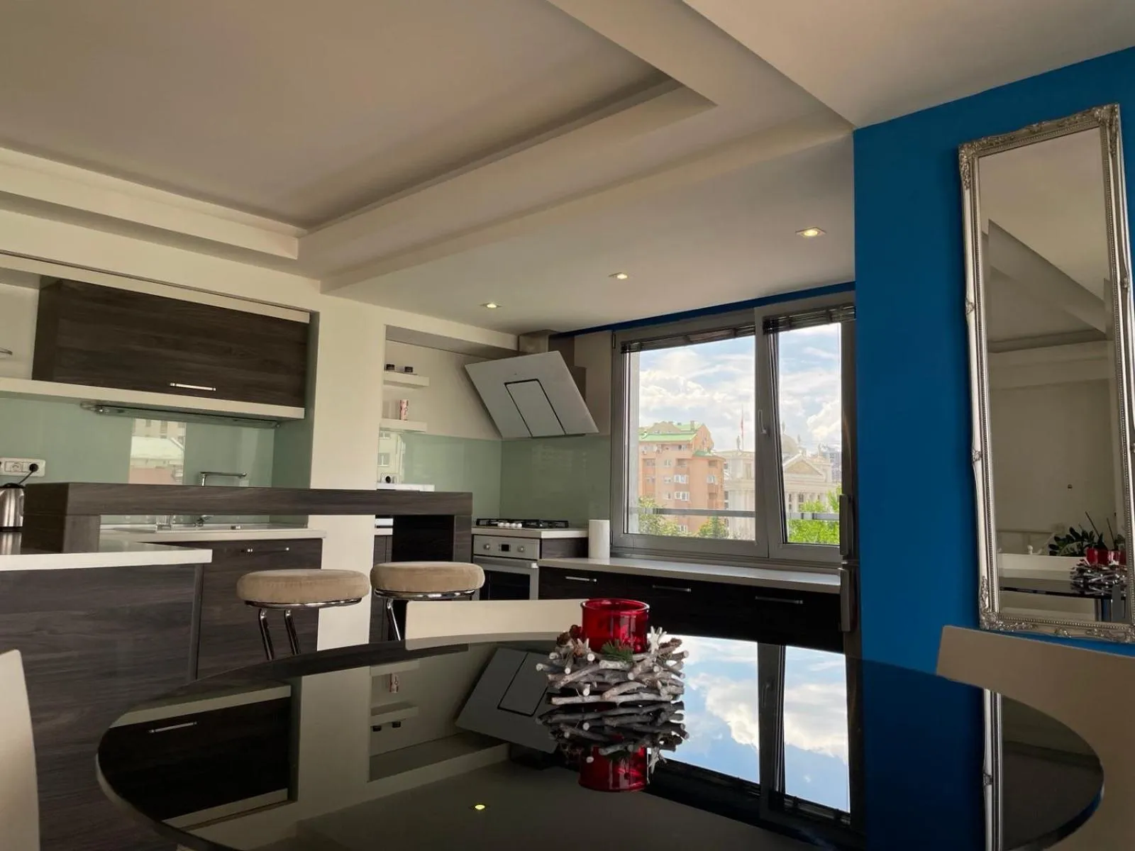 Kitchen or kitchenette in Joan Apartments & Spa