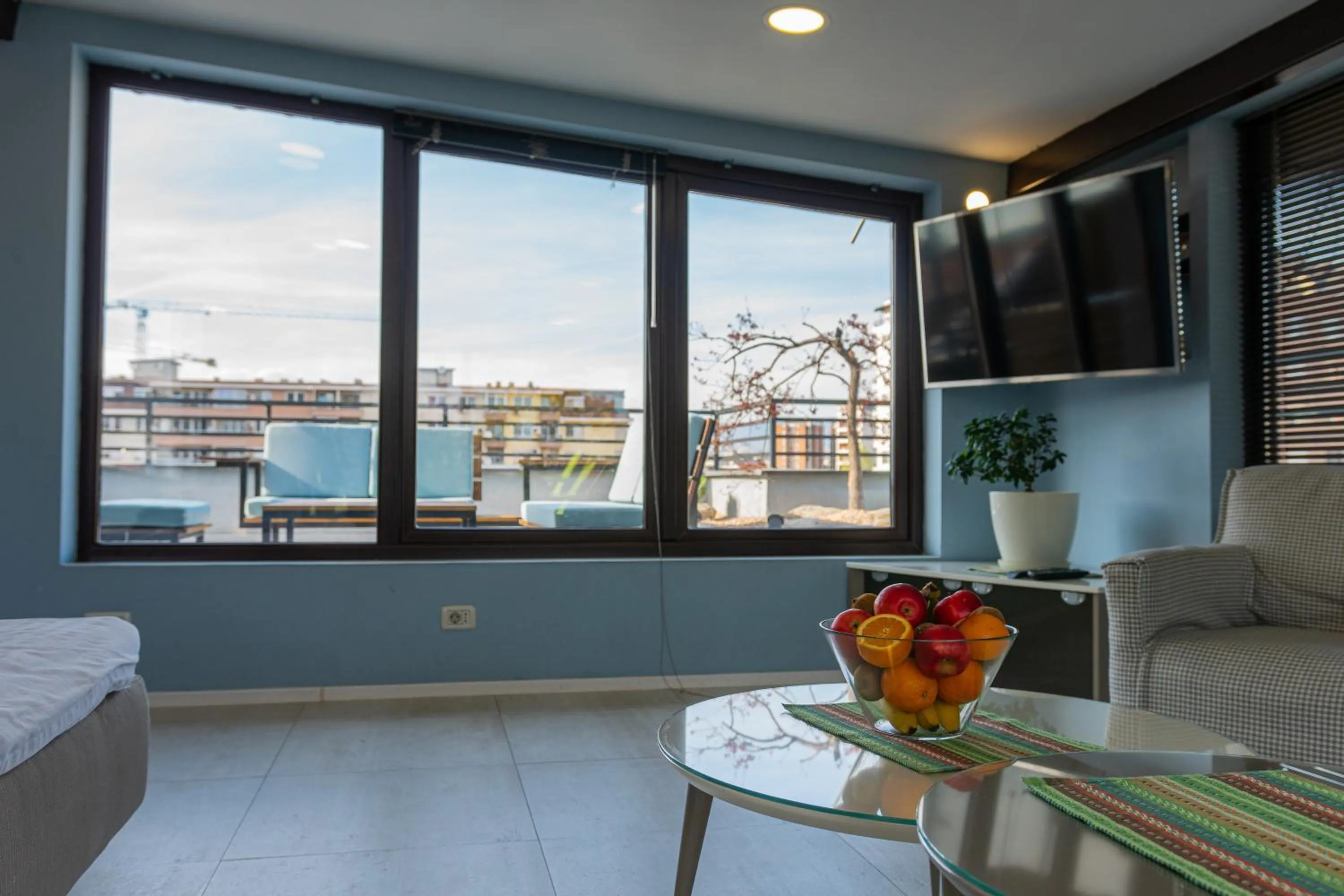 Living room in Joan Apartments & Spa