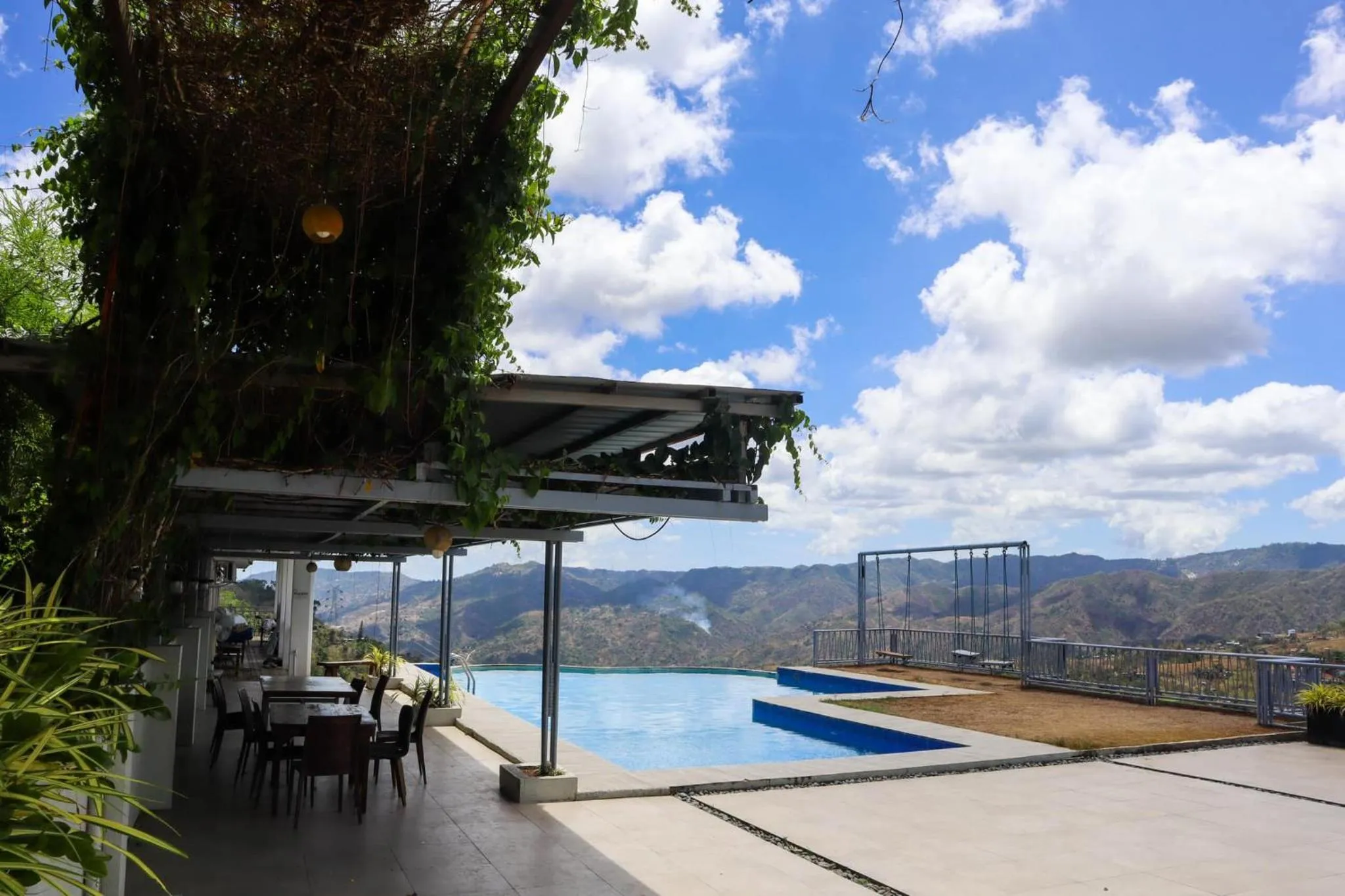 Pool view in Serenity Farm and Resort by Hiverooms