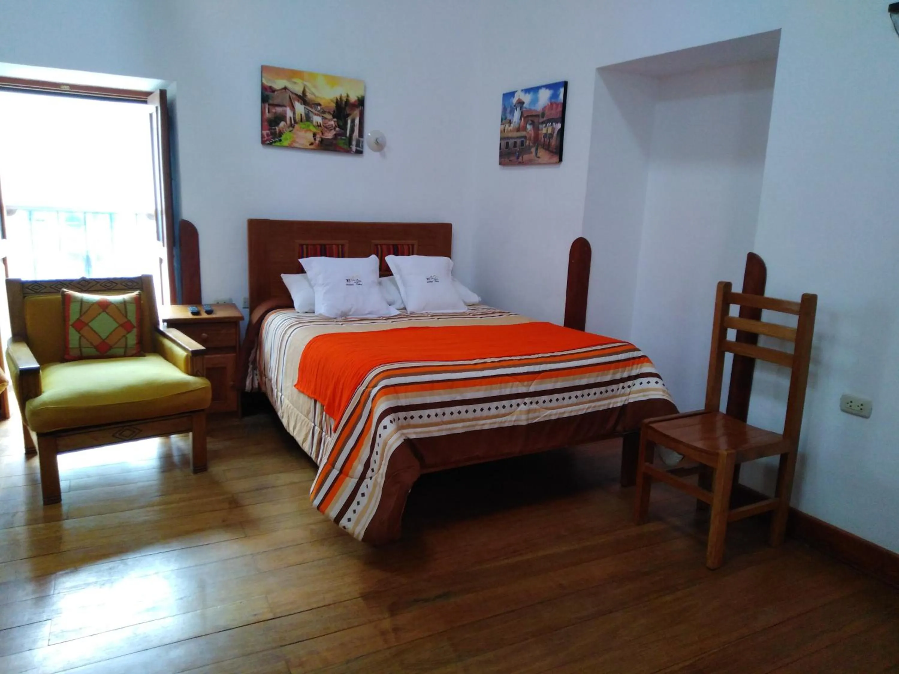 Bed in Casa San Pedro Cusco