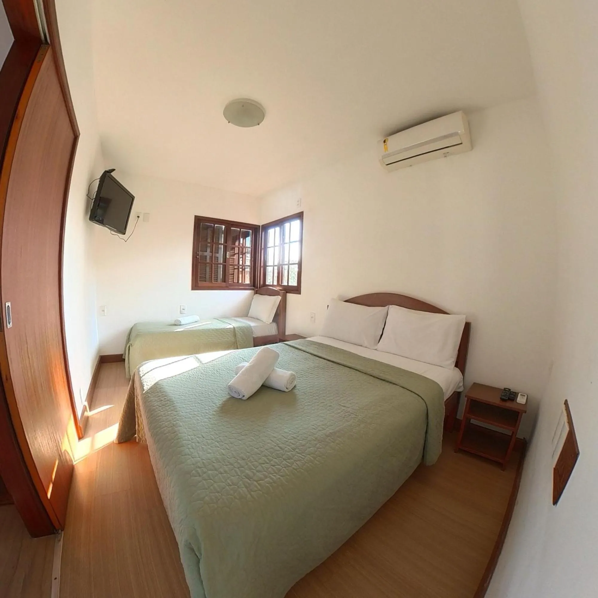 Bed in Pousada Natur Campeche