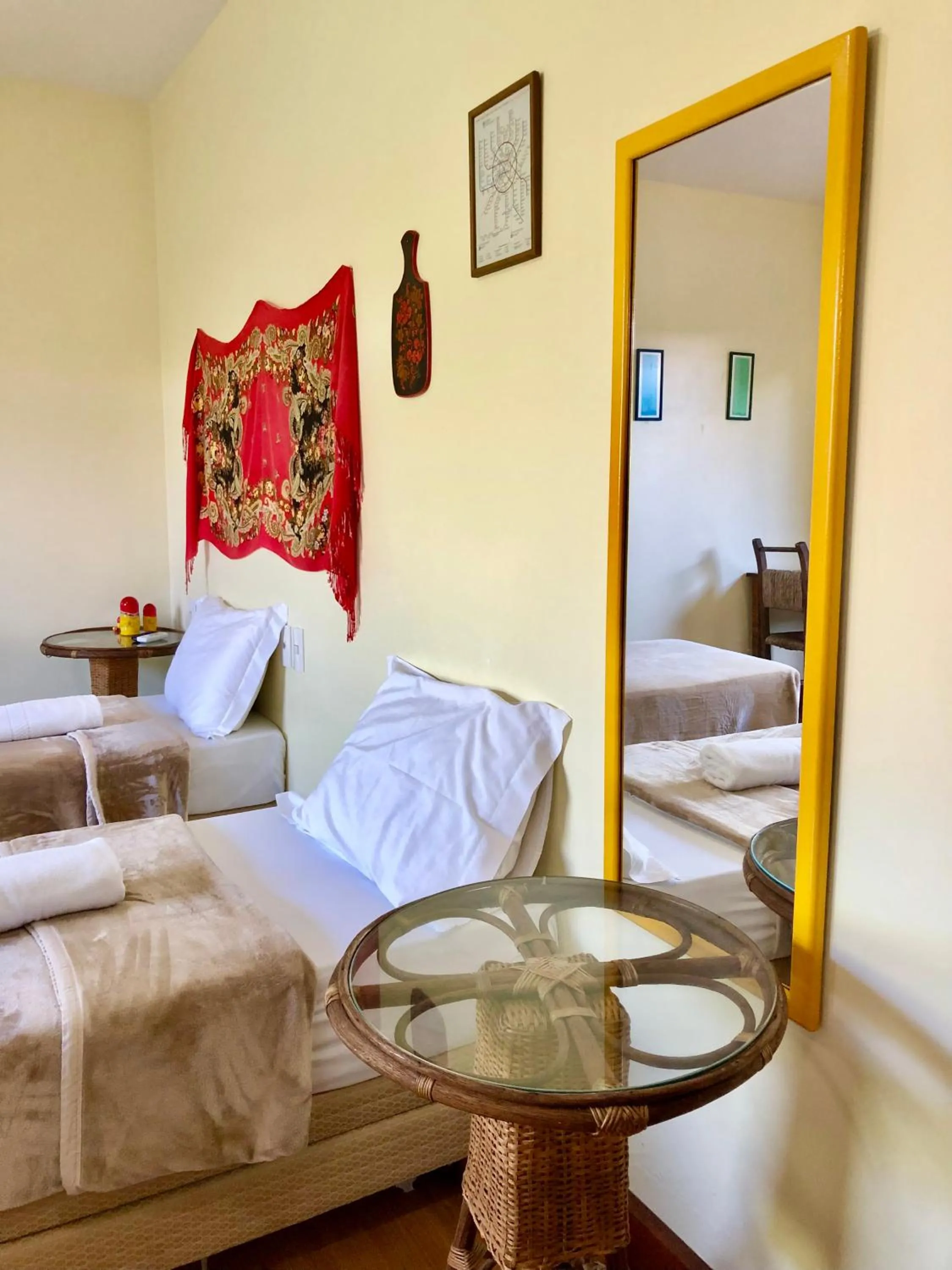 Bed in Pousada Natur Campeche
