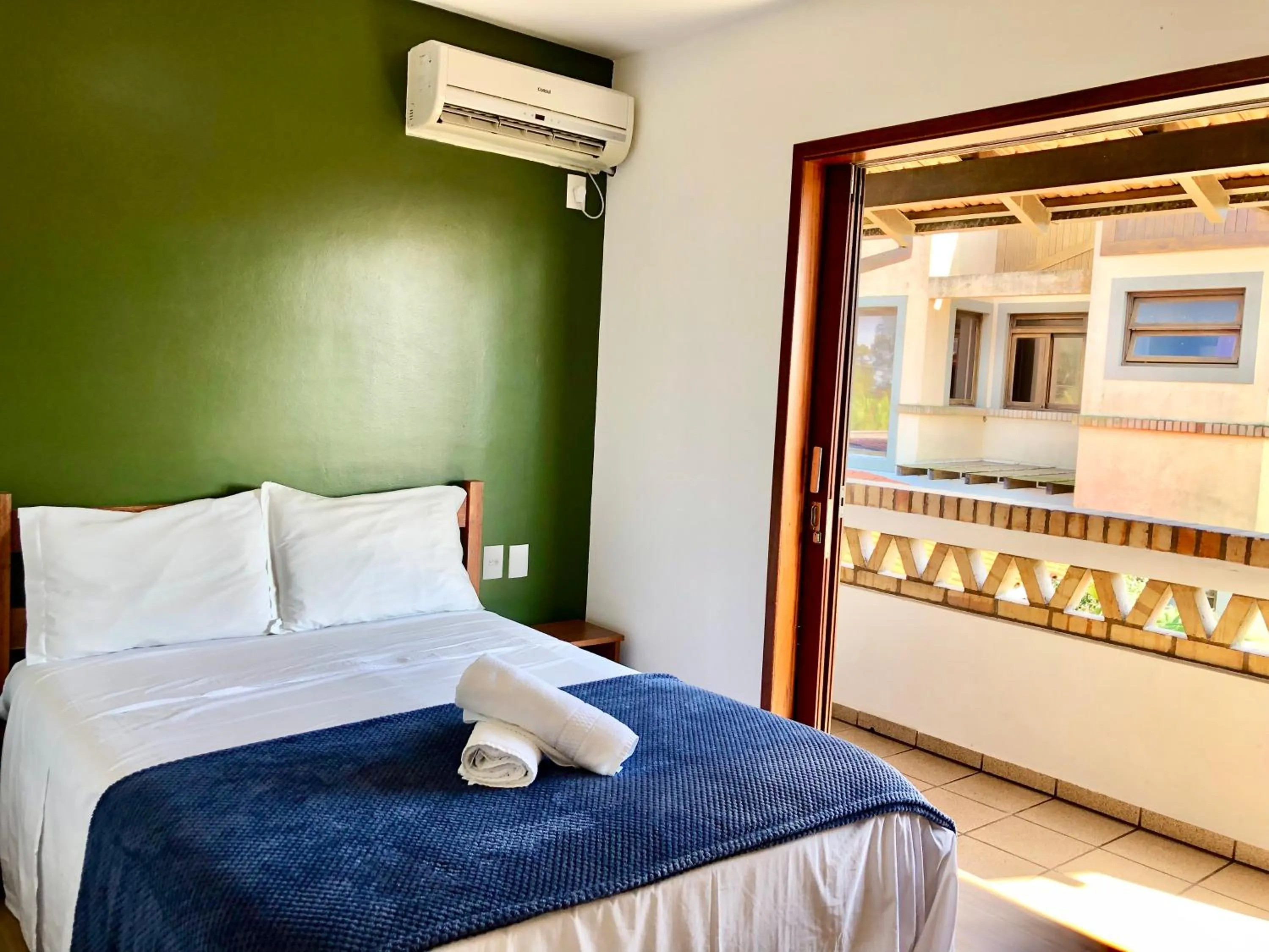 Bed in Pousada Natur Campeche