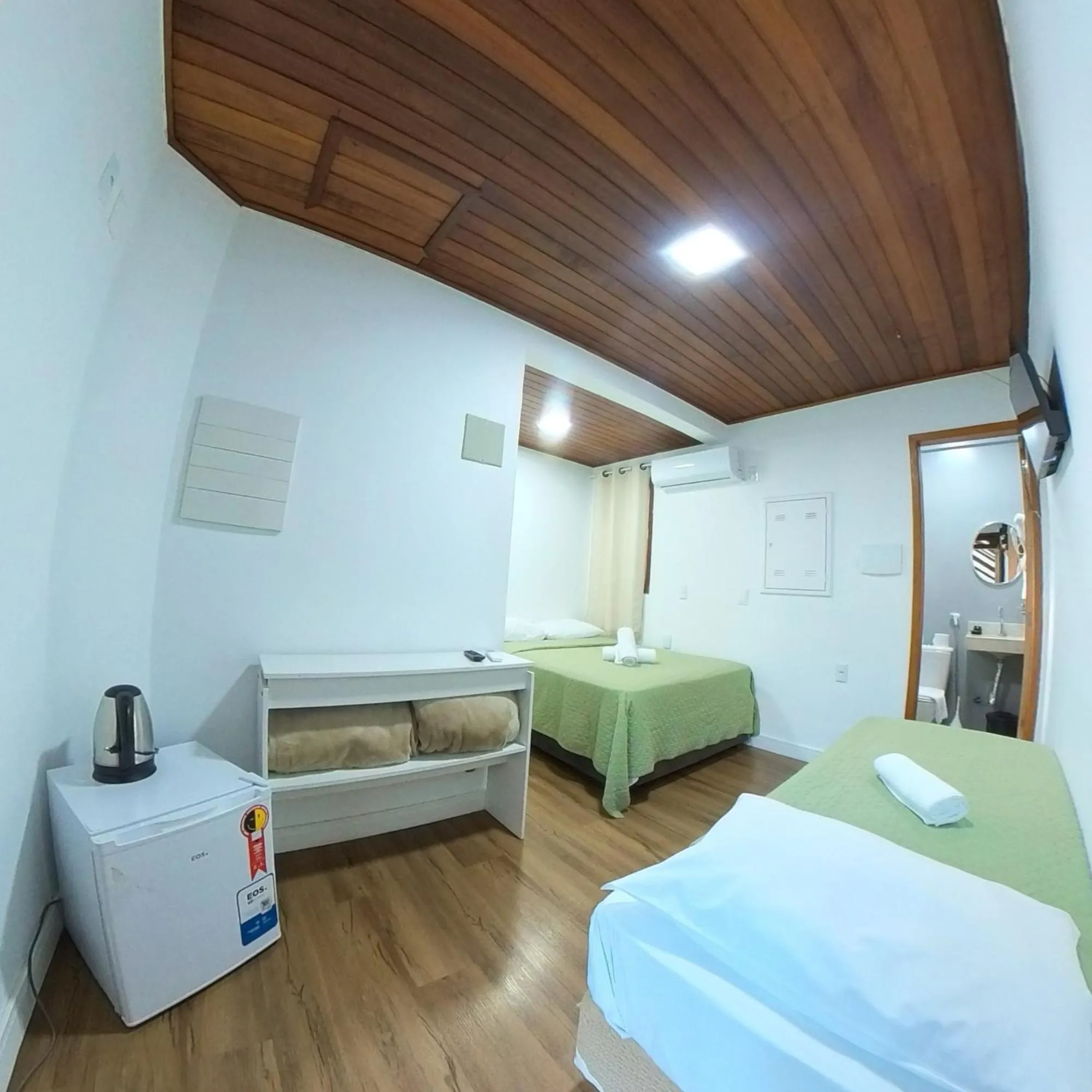 Bed in Pousada Natur Campeche