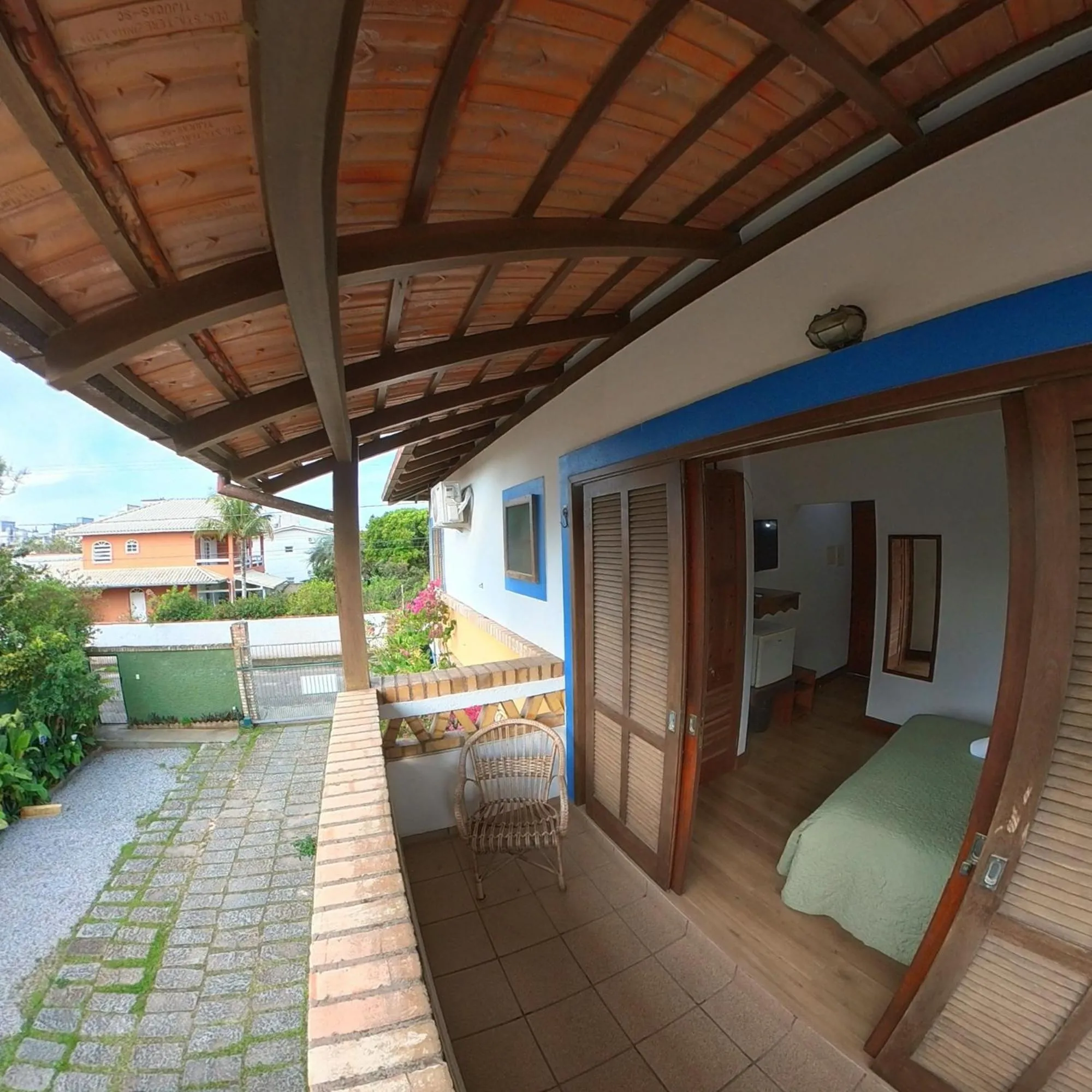 Balcony/Terrace in Pousada Natur Campeche